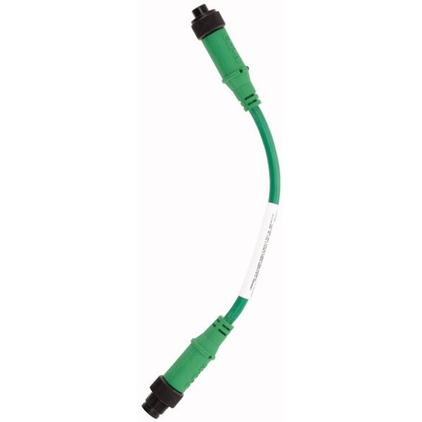 SmartWire-DT round cable IP67, 0.1 meters, 5-pole, Prefabricated with M12 plug and M12 socket image 2