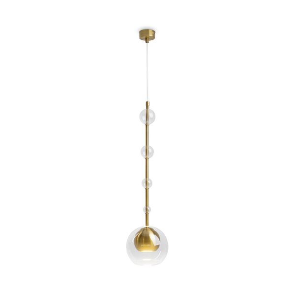 Modern Ros Pendant lamp Brass image 1