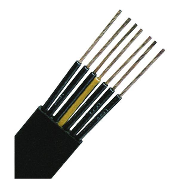 PVC Flat Cable for Medium-Level H07VVH6-F 12G1,5 black image 1
