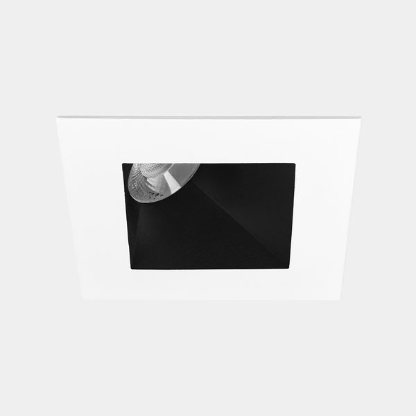 Downlight Play Deco Asymmetrical Square Fixed 6.4W LED warm-white 3000K CRI 90 13.6º Black/White IP54 578lm image 1