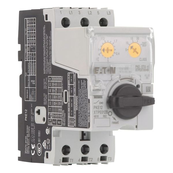 Motor-protective circuit-breaker, Complete device with standard knob, Electronic, 1 - 4 A, With overload release image 17