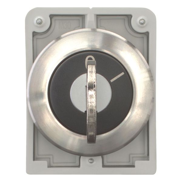 Key-operated actuator, Flat Front, maintained, 2 positions, MS5, Key withdrawable: 0, Bezel: stainless steel image 4