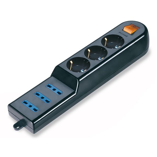 3-OUTLET SOC. DUAL USE + LUMINOUS SWITCH image 3