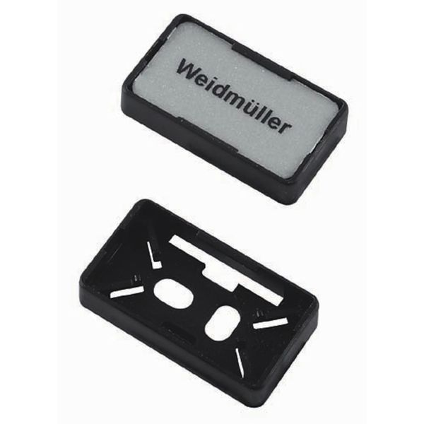 Device marking holder, 27 mm, Polyamide 66, black image 2