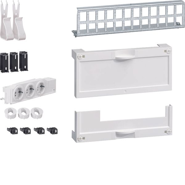 Multimedia Kit,w.Socketoutlet,PatchPanel image 1