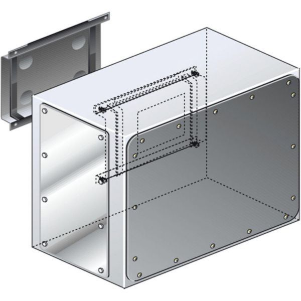 Central power supply box for MR 500A prefabricated electrical trunking image 1