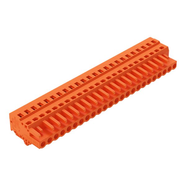 1-conductor female connector CAGE CLAMP® 2.5 mm² orange image 2