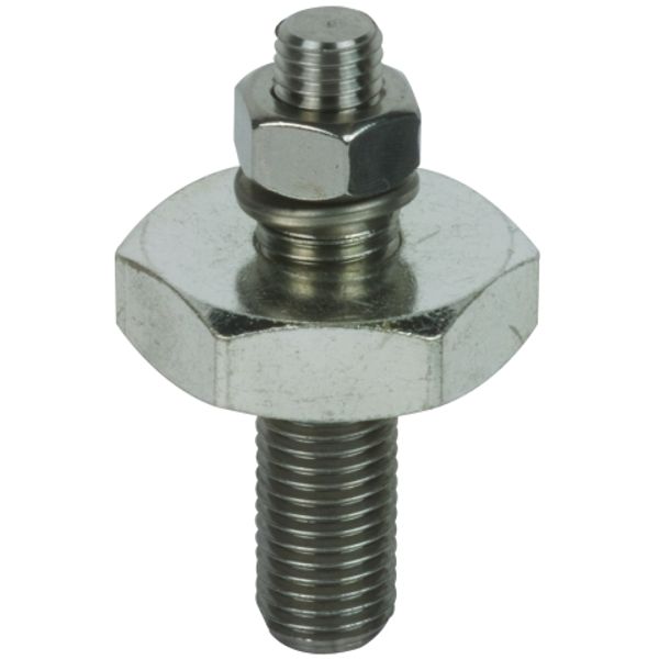 Bolted-type connector with threaded bolt M16/M12 L 55mm and nut image 1