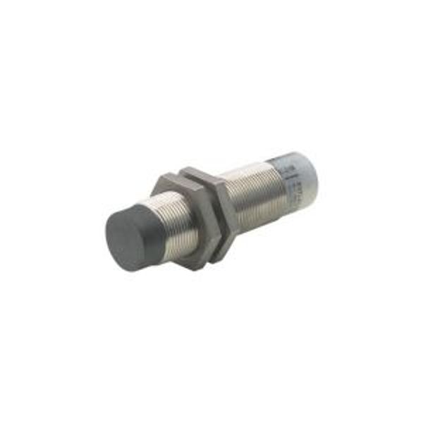 Proximity switch, E57 Premium+ Series, 1 N/O, 3-wire, 6 - 48 V DC, M18 x 1 mm, Sn= 12 mm, Semi-shielded, PNP, Stainless steel, Plug-in connection M12 image 2