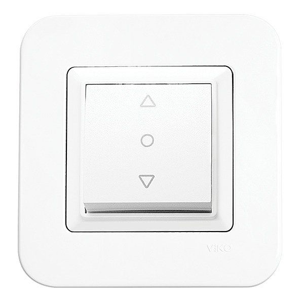 Linnera-Rollina One Button Blind Control Switch White image 1