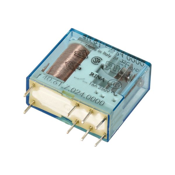 PCB/Plug-in Rel. 5mm.pinning 1NO 16A/18VDC/SEN/AgCdO (40.61.7.018.0300) image 4
