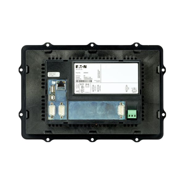 Rear mounting control panel, 24VDC,10 Inches PCT-Displ.,1024x600,2xEthernet,1xRS232,1xRS485,1xCAN,1xSD slot,PLC function can be fitted by user image 8