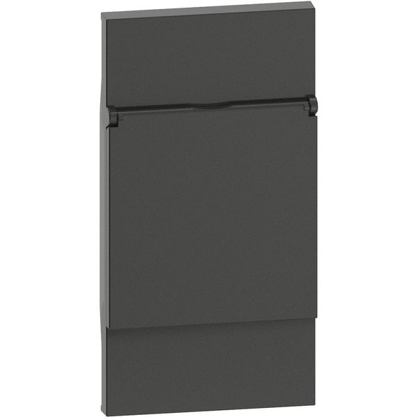 L.NOW -Socket covers + flap ger/fra black image 1