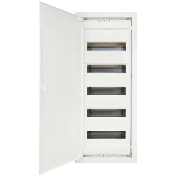 Flush-mounting enclosure 5-rows, IP40, for soild wall image 3