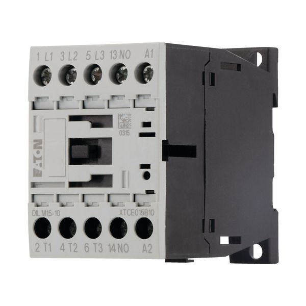 Contactor, 3 pole, 380 V 400 V 7.5 kW, 1 N/O, 208 V 60 Hz, AC operation, Screw terminals image 8