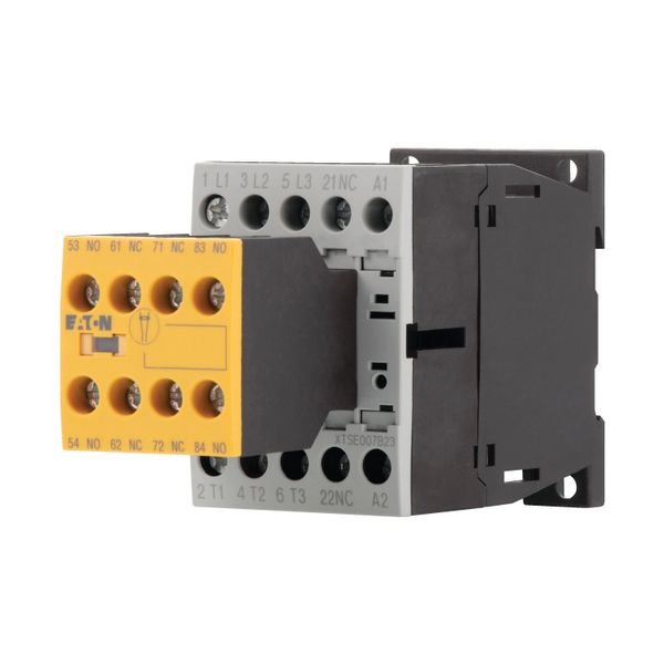 Safety contactor, 380 V 400 V: 3 kW, 2 N/O, 3 NC, 24 V DC, DC operation, Screw terminals, with mirror contact. image 13