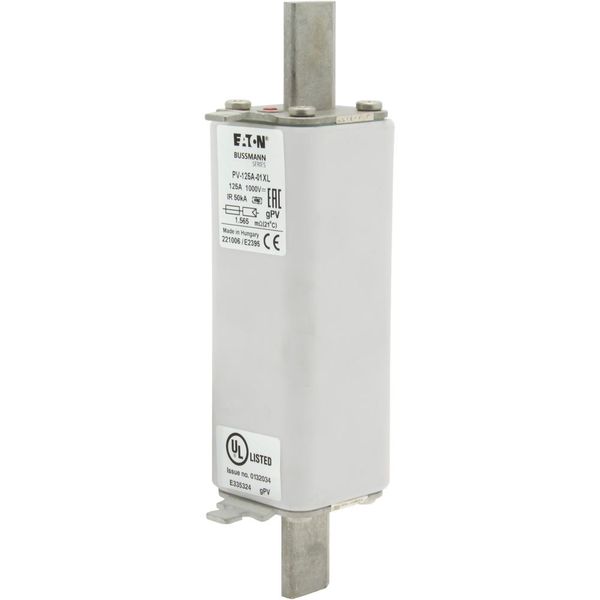 Fuse-link, high speed, 63 A, DC 1000 V, 01XL, gPV, UL, IEC, bolt-in image 11