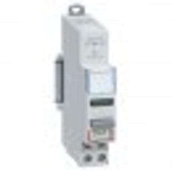 Control switch dual functions - 20 A - 250 V~ - NO + green LED 12/48 V image 1