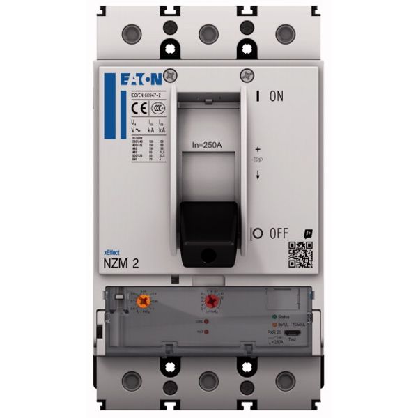 NZM2 PXR10 circuit breaker, 63A, 4p, Screw terminal image 1