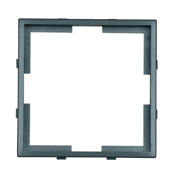 Adapter frame 55x55mm to 50x50mm, anthracite, 1PU = 5 pieces image 1