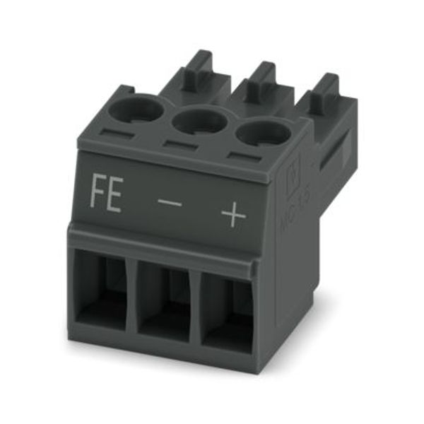 MC 1,5/ 3-ST-3,5 BK BDWH:FE-+ - PCB connector image 1