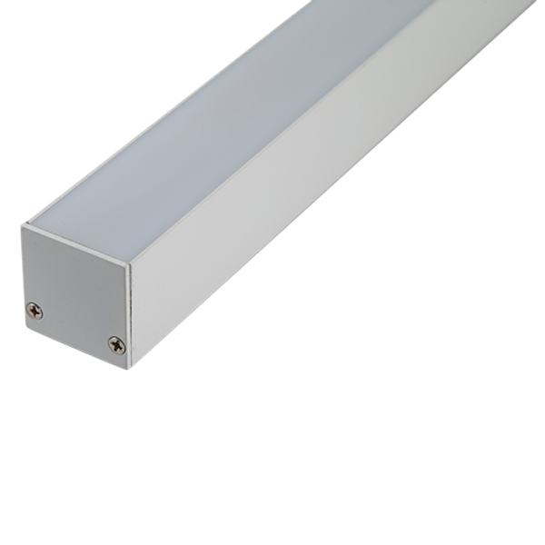 2m Suspended Profile 35x35mm IP20 White image 1