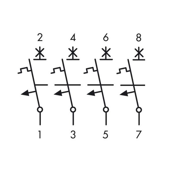 Miniature Circuit Breaker (MCB) C, 20A, 4-pole, 40ø C, 6kA image 3
