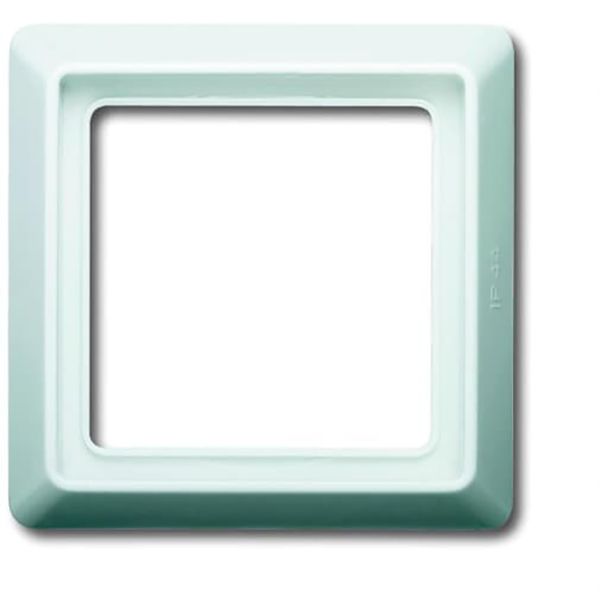 2101-34 Cover Frame 1gang(s) alpine white - Allwetter 44 (IP 44) image 1