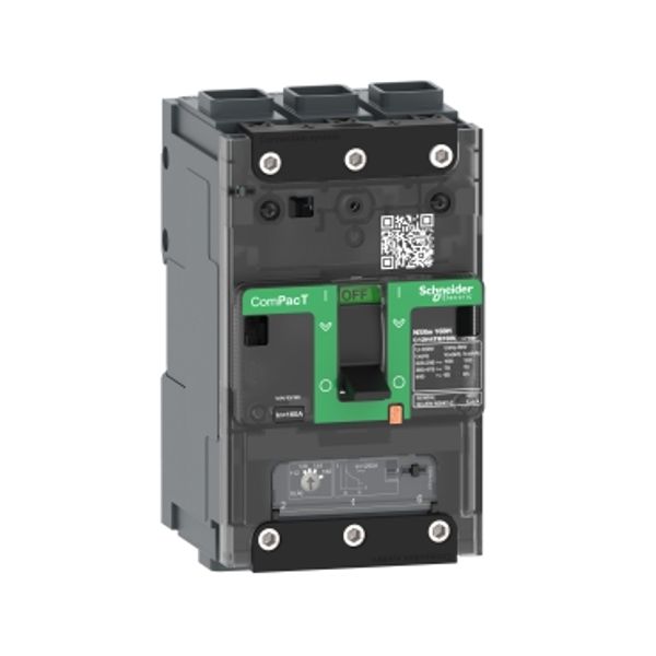 Circuit breaker, ComPacT NSXm 100N, 50kA/415VAC, 3 poles, TMD trip unit 63A, EverLink lugs image 3