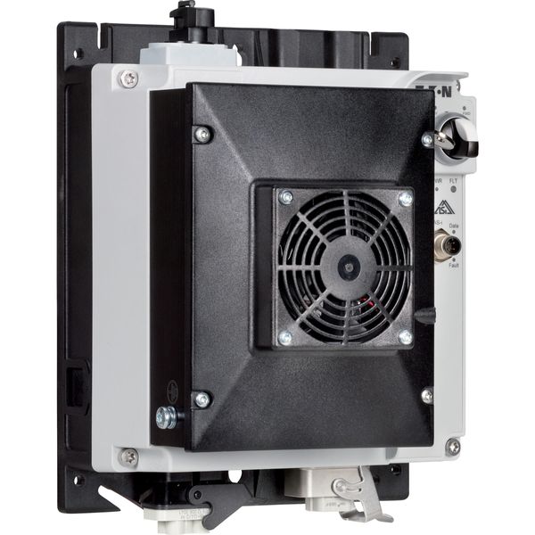 Speed controllers, 8.5 A, 4 kW, Sensor input 4, 230/277 V AC, AS-Interface®, S-7.4 for 31 modules, HAN Q4/2, with manual override switch, with fan image 21