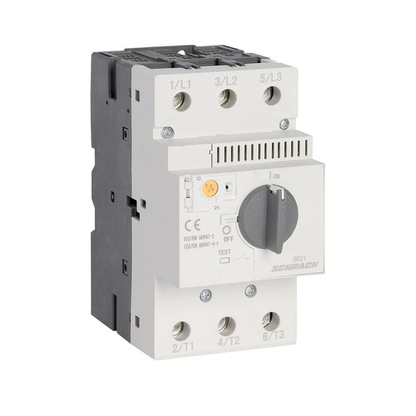 Motor Protection Circuit Breaker BE2, size 1, 3-pole, 25-32A image 1