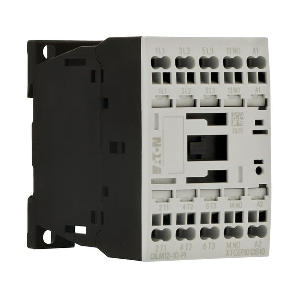 Contactor, 3 pole, 380 V 400 V 5.5 kW, 1 N/O, 220 V 50/60 Hz, AC operation, Push in terminals image 7