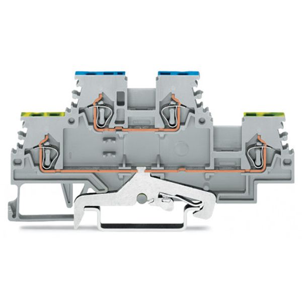 Double-deck terminal block Ground conductor/through terminal block 1.5 image 3