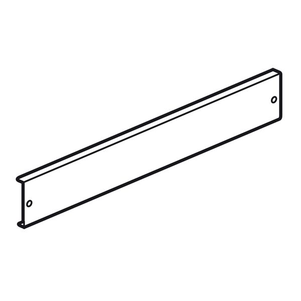 Set of 2 plain side trap for enclosure depth 800mm heigth 100mm image 1