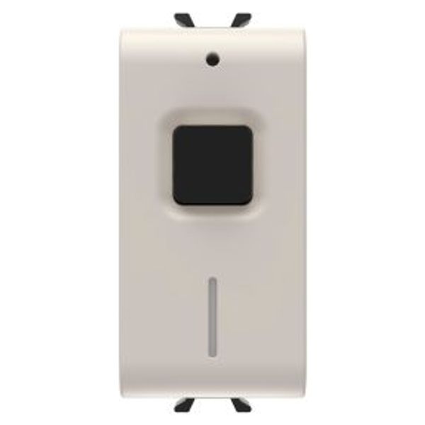 CONNECTED SWITCH ACTUATOR WITH ENERGY MEASUREMENT - 100-240 V ac 50/60 Hz - NO 16A (AC1)  240  V ac - 1 MODULO - SATIN NATURAL BEIGE - CHORUSMART image 1