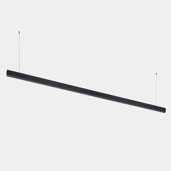 Lineal lighting system Infinite Slim Continuidad Pendant 2800mm 71.4 4000K CRI 90 DALI-2/PUSH Black IP40 7760lm image 1