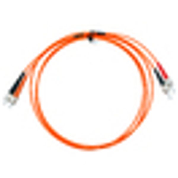 FO Patchcord Duplex ST/FC,62,5/125æm OM1, LS0H, orange, 5m image 5