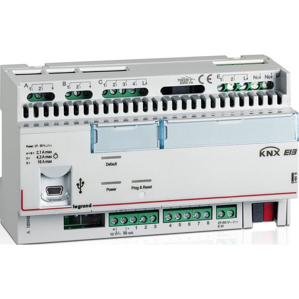 KNX room controller unit Arteor - 8 inputs - 10 outputs - 8 DIN modules image 1