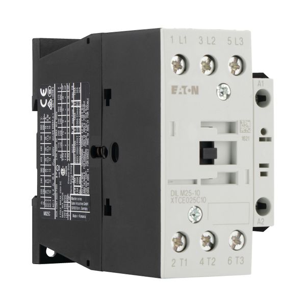 Contactor, 3 pole, 380 V 400 V 11 kW, 1 N/O, 24 V 50 Hz, AC operation, Screw terminals image 17