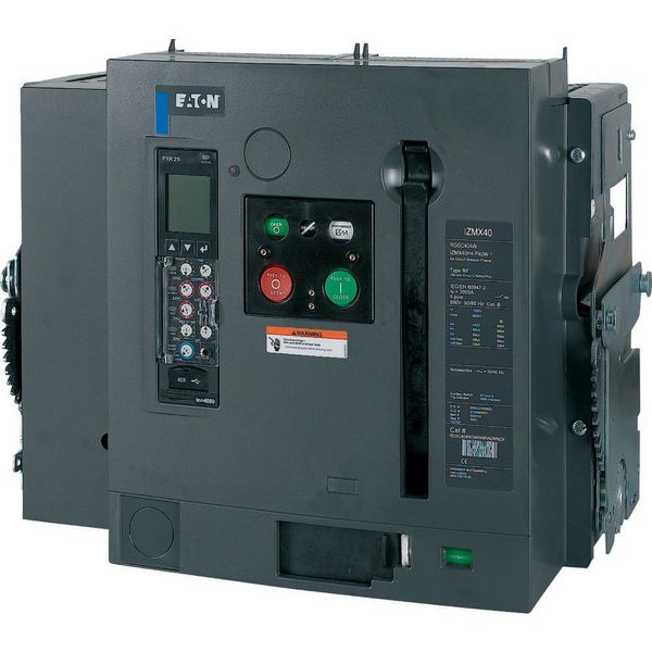 Circuit-breaker, 4 pole, 1250A, 66 kA, Selective operation, IEC, Withdrawable image 2