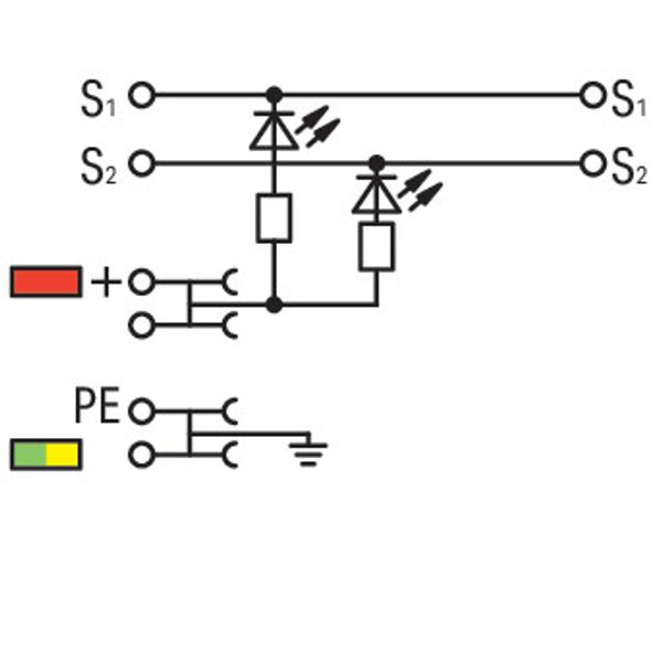 3-conductor actuator supply terminal block LED (yellow) for NPN-(low-s image 5