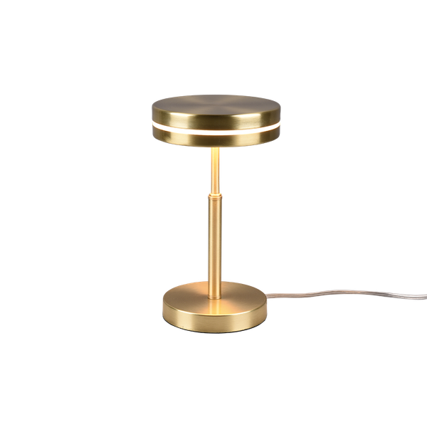 Franklin LED table lamp matt brass image 1