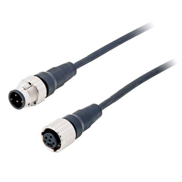 Cable with connectors on both cable ends, Smartclick M12 straight sock image 2