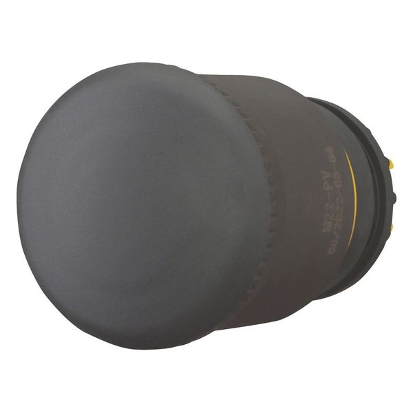 HALT/STOP-Button, RMQ-Titan, Mushroom-shaped, 38 mm, Non-illuminated, Pull-to-release function, Black, yellow, RAL 9005 image 5