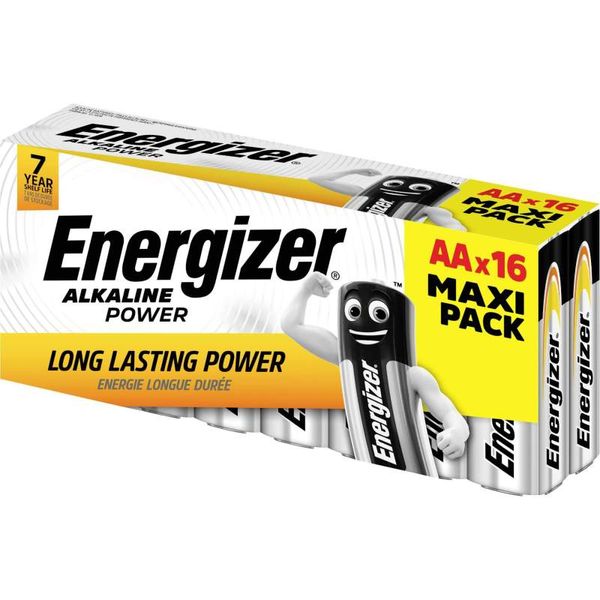 ENERGIZER Alkaline Power LR6 AA 16-Maxi-Pack image 1