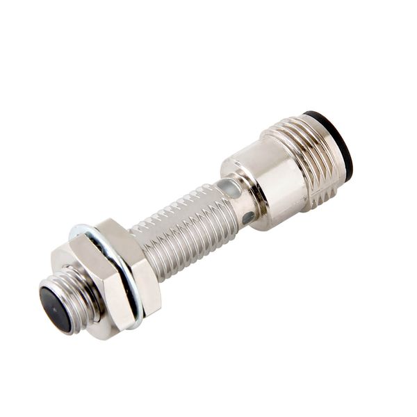 Proximity sensor, inductive, short brass body M8, shielded, 3 mm, DC, image 2