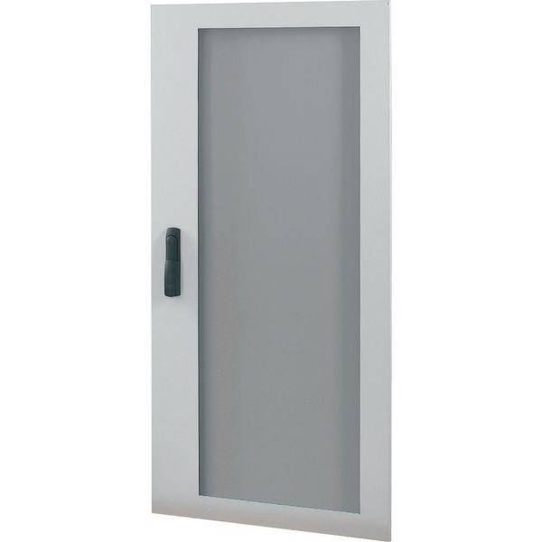 Transparent door (sheet metal), 3-point locking mechanism with clip-down handle, right-hinged, IP55, HxW=1530x570mm image 3