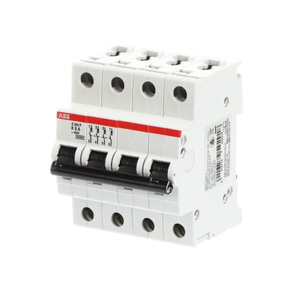 S204P-K8 Miniature Circuit Breaker - 4P - K - 8 A image 3
