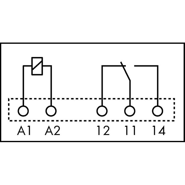 857-152 Basic relay; Nominal input voltage: 24 VDC; 1 changeover contact image 5