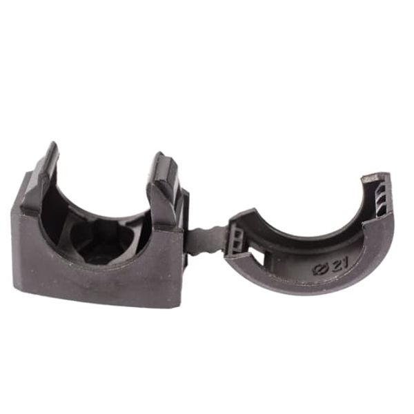 ACG13 PA CLIP WITH LID 13MM GREY image 1